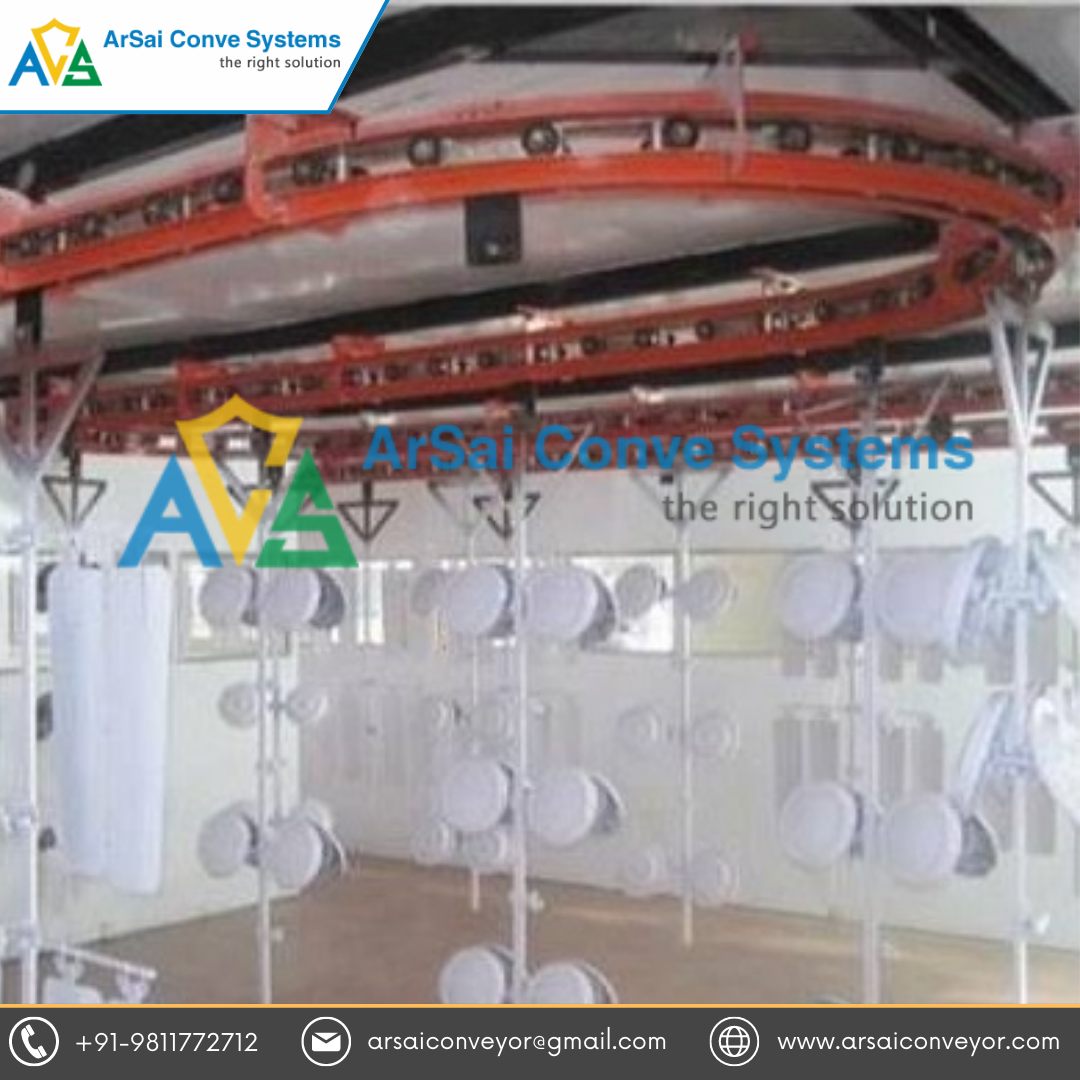 Fan Testing Overhead Conveyor