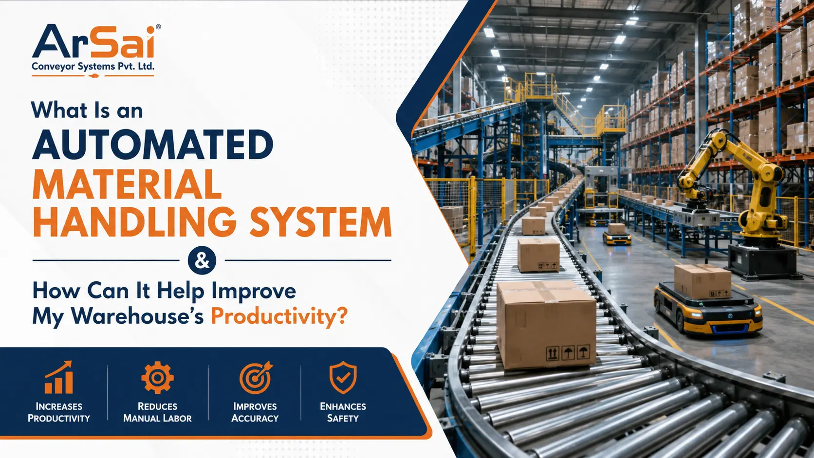 You are currently viewing What Is an Automated Material Handling System & How Can It Help Improve My Warehouse’s Productivity?