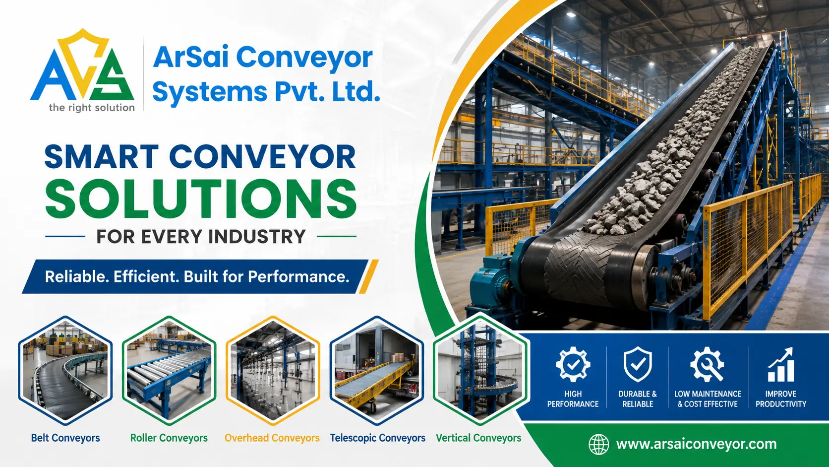 You are currently viewing 4 Types of Aggregate Conveyors and Their Industrial Applications