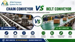 Read more about the article Chain Conveyor vs Belt Conveyor: Complete Comparison Guide